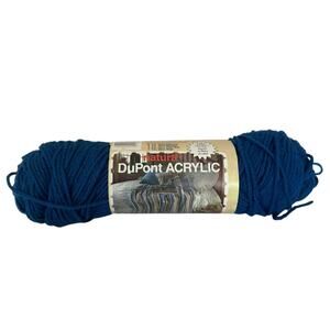 Vintage Natura Dupont Acrylic 4 Ply Worsted Weight Color 642 Sapphire